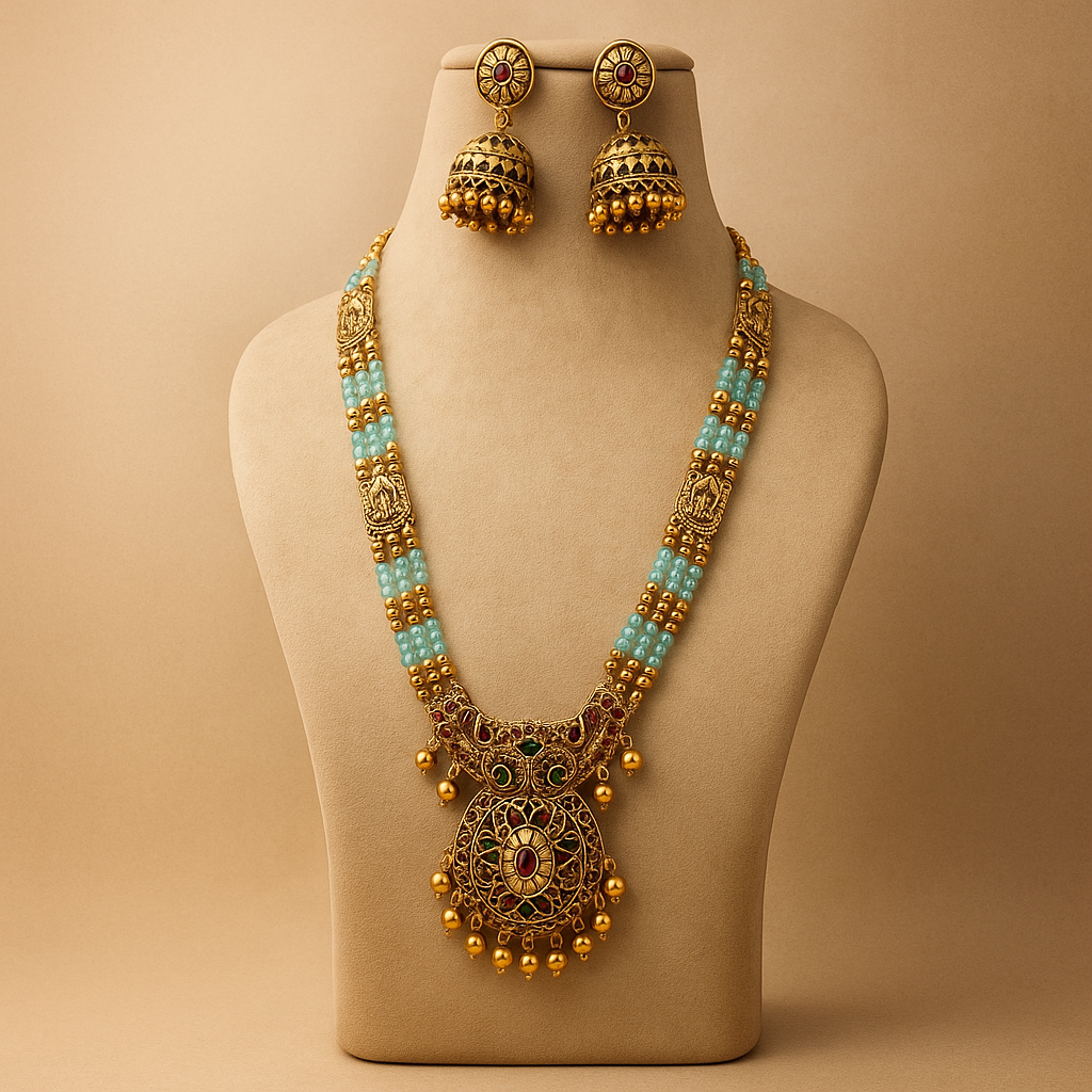 Temple Necklace for Women | Traditional South Indian Jewellery