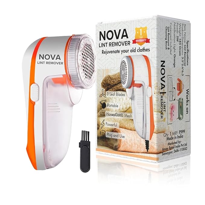 Nova Lint Remover for Clothes - Fabric Shaver Tint and Dust Remover |