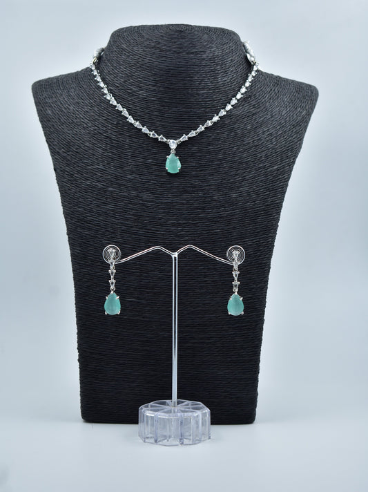 Alloy Made Silver-Plated Classic Style Jewelry Set for Women