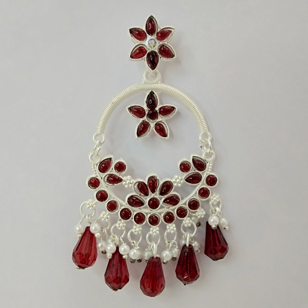 Red Chandelier Earrings – Traditional & Statement Jewelry
