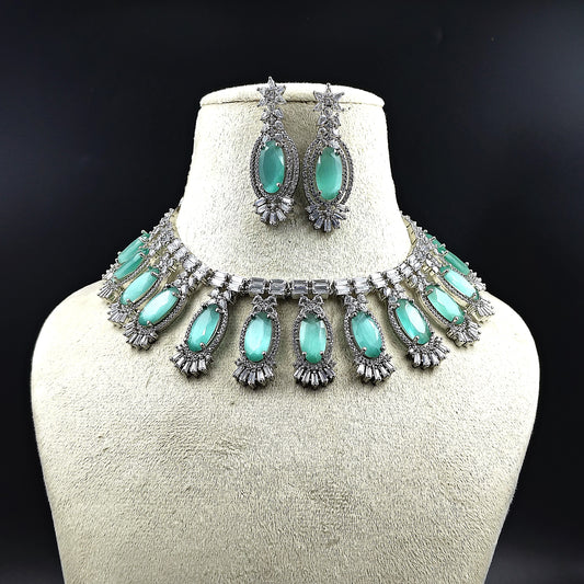 American Diamond Necklace Set