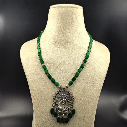 Alloy Copper Green Jewel Set