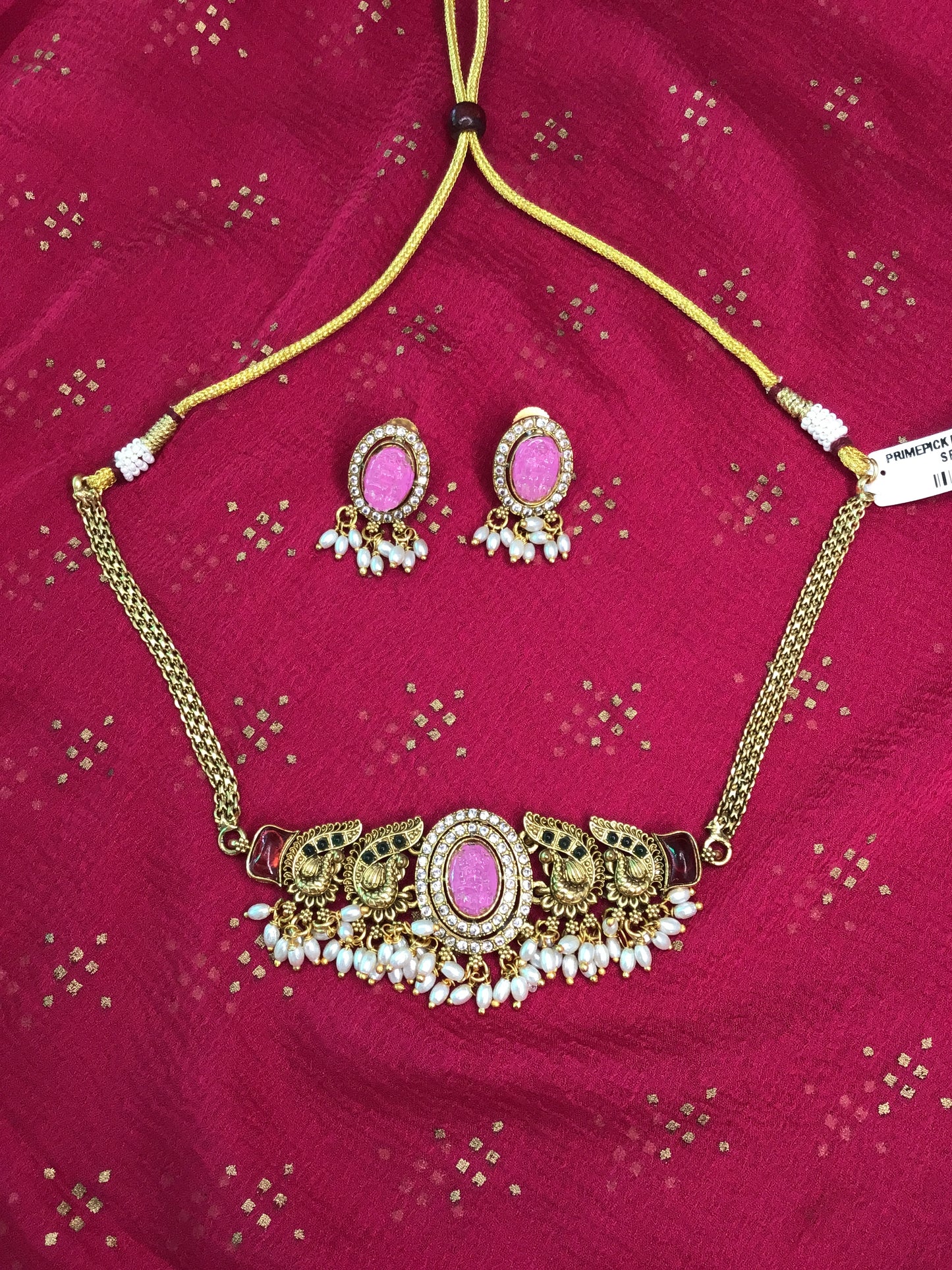 Exclusive High Quality Kundan Choker Necklace Set