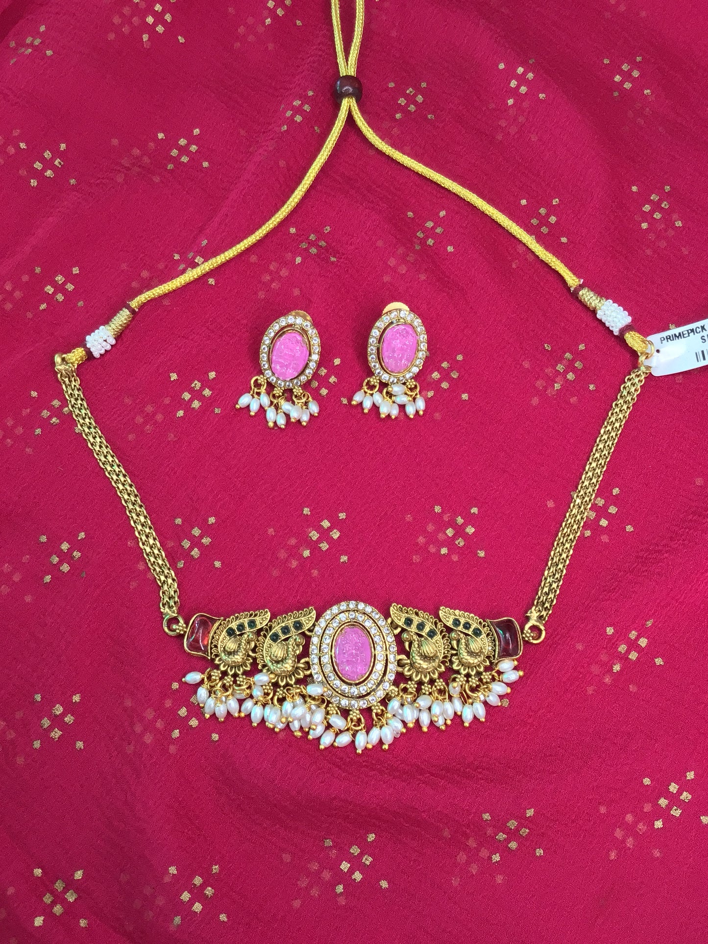 Exclusive High Quality Kundan Choker Necklace Set