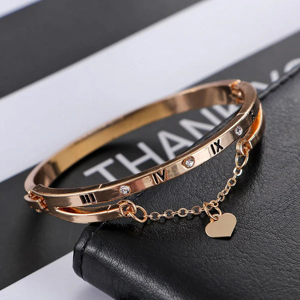 Stone Studded Korean Bracelet For Women and Girls