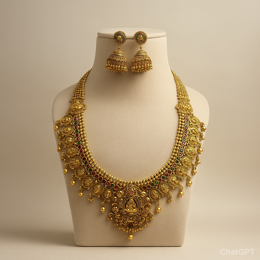 Gold-plated Multicolor Jewel Set